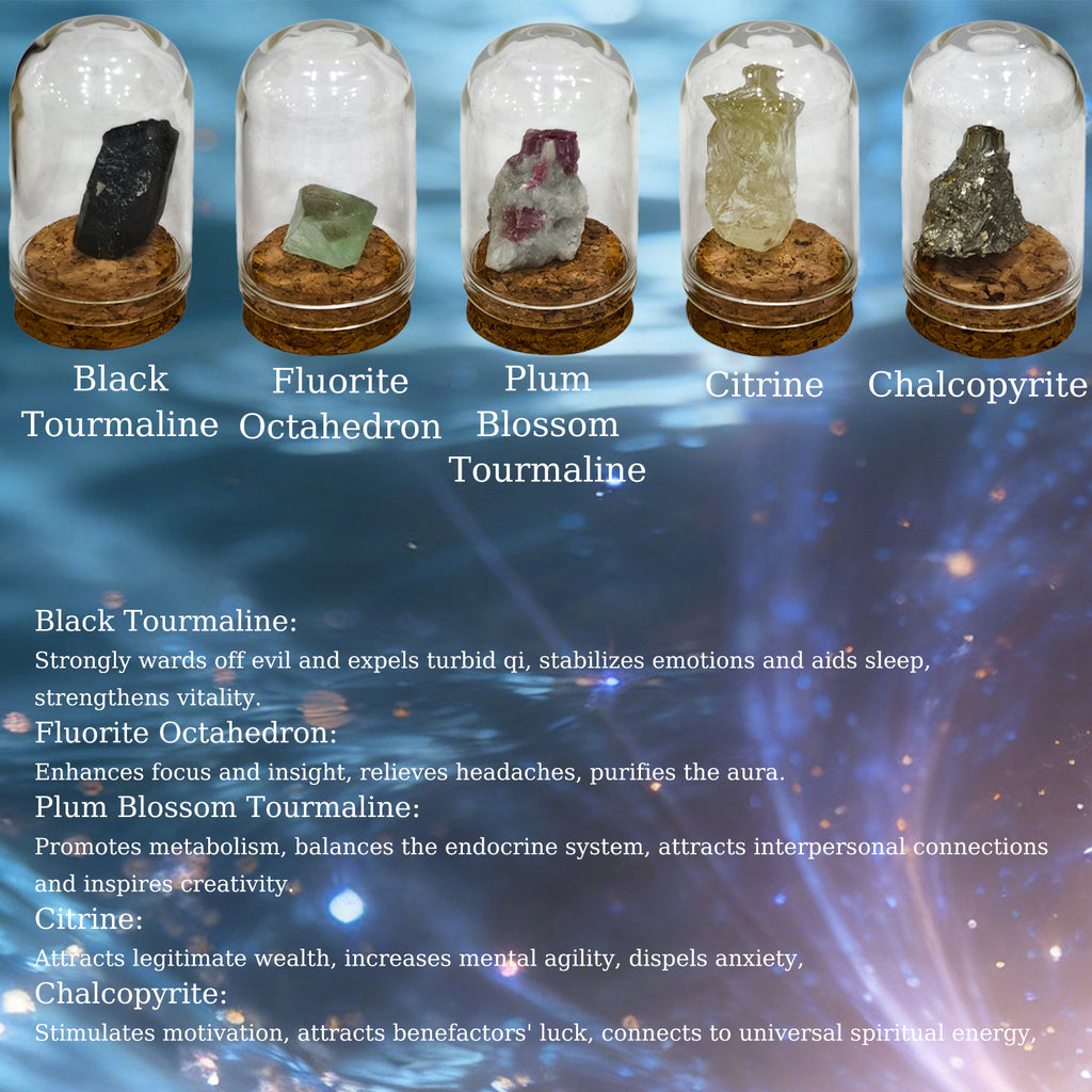 25-Piece Crystal Healing Stone Complete Set | Natural Crystal Healing Stone Full Collection